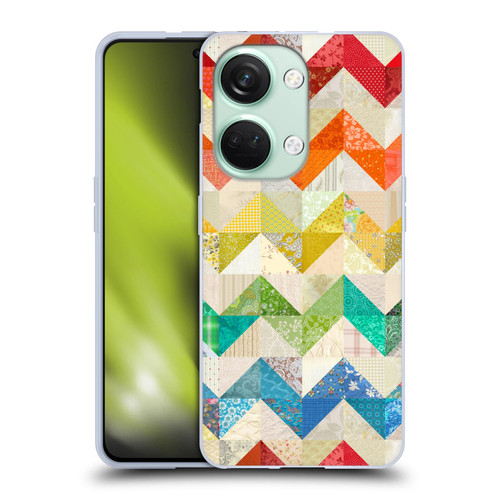 Rachel Caldwell Patterns Zigzag Quilt Soft Gel Case for OnePlus Nord 3 5G