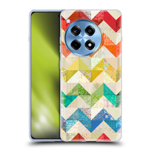 Rachel Caldwell Patterns Zigzag Quilt Soft Gel Case for OnePlus 12R