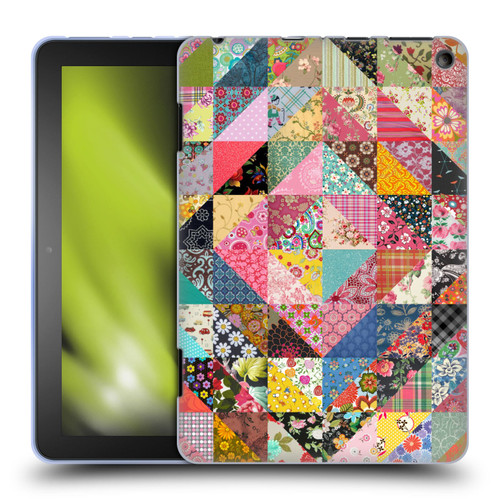 Rachel Caldwell Patterns Quilt Soft Gel Case for Amazon Fire HD 8/Fire HD 8 Plus 2020