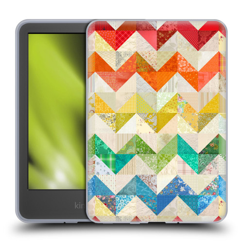 Rachel Caldwell Patterns Zigzag Quilt Soft Gel Case for Amazon Kindle 11th Gen 6in 2022