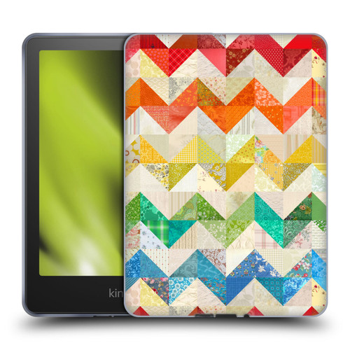 Rachel Caldwell Patterns Zigzag Quilt Soft Gel Case for Amazon Kindle Paperwhite 5 (2021)