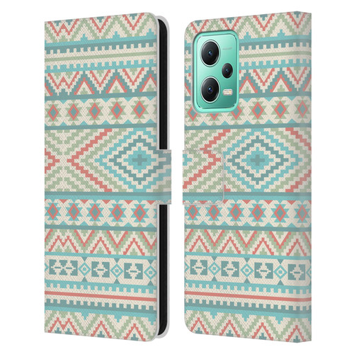 Rachel Caldwell Patterns Friendship Leather Book Wallet Case Cover For Xiaomi Redmi Note 12 5G