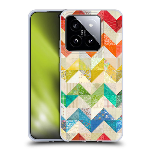 Rachel Caldwell Patterns Zigzag Quilt Soft Gel Case for Xiaomi 14