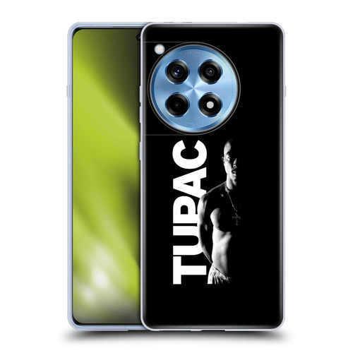 Tupac Shakur Key Art Black And White Soft Gel Case for OnePlus 12R