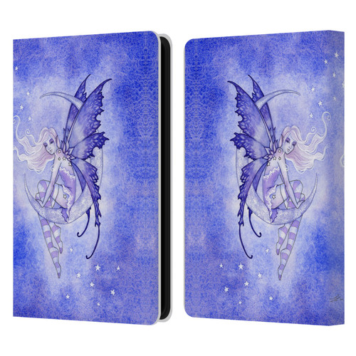 Amy Brown Elemental Fairies Moon Fairy Leather Book Wallet Case Cover For Amazon Kindle Paperwhite 5 (2021)