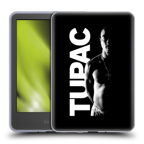 Tupac Shakur Key Art Black And White Soft Gel Case for Amazon Kindle 11th Gen 6in 2022