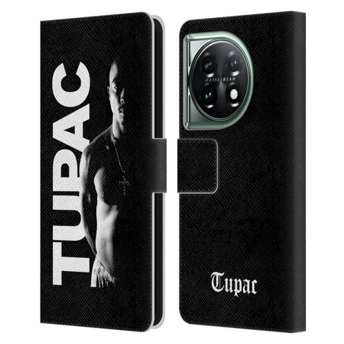 Tupac Shakur Key Art Black And White Leather Book Wallet Case Cover For OnePlus 11 5G