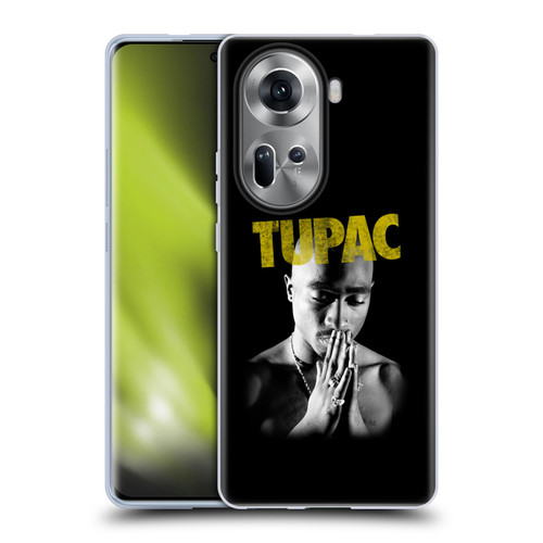 Tupac Shakur Key Art Golden Soft Gel Case for OPPO Reno11