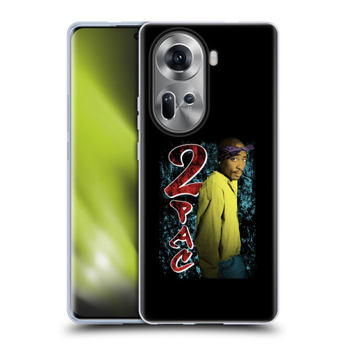 Tupac Shakur Key Art Vintage Soft Gel Case for OPPO Reno11