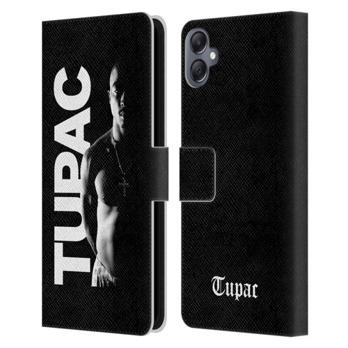 Tupac Shakur Key Art Black And White Leather Book Wallet Case Cover For Samsung Galaxy A05