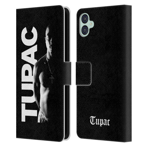 Tupac Shakur Key Art Black And White Leather Book Wallet Case Cover For Samsung Galaxy M04 5G / A04e