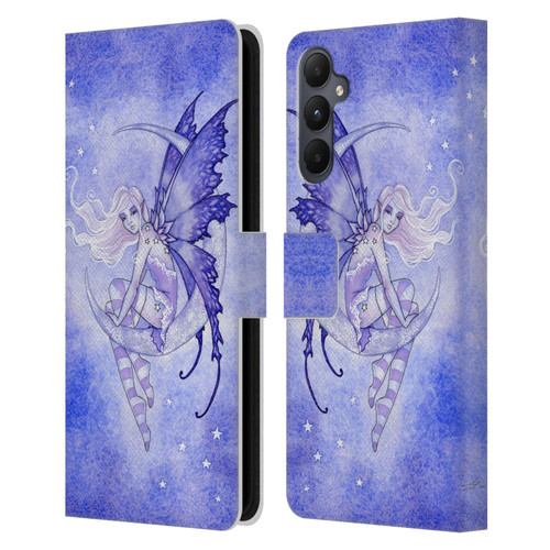 Amy Brown Elemental Fairies Moon Fairy Leather Book Wallet Case Cover For Samsung Galaxy A05s