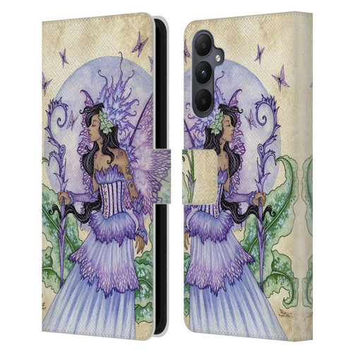 Amy Brown Elemental Fairies Spring Fairy Leather Book Wallet Case Cover For Samsung Galaxy A05s