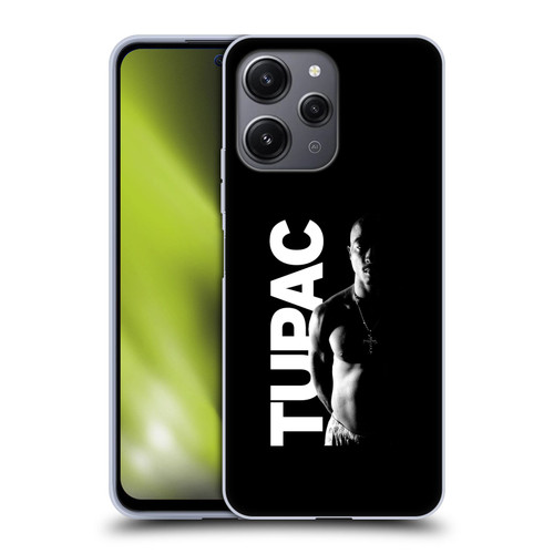 Tupac Shakur Key Art Black And White Soft Gel Case for Xiaomi Redmi 12
