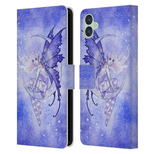 Amy Brown Elemental Fairies Moon Fairy Leather Book Wallet Case Cover For Samsung Galaxy M04 5G / A04e