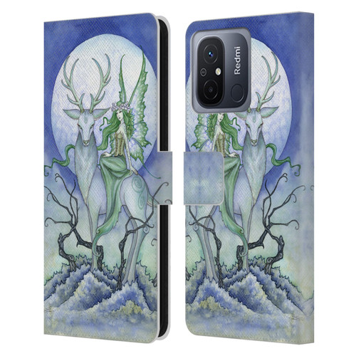Amy Brown Elemental Fairies Midnight Fairy Leather Book Wallet Case Cover For Xiaomi Redmi 12C