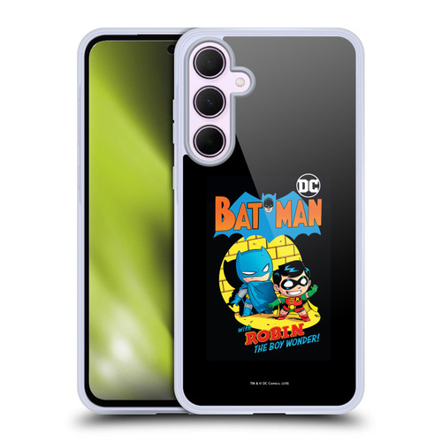 Super Friends DC Comics Toddlers Comic Covers Batman And Robin Soft Gel Case for Samsung Galaxy A35 5G