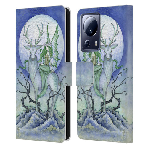 Amy Brown Elemental Fairies Midnight Fairy Leather Book Wallet Case Cover For Xiaomi 13 Lite 5G