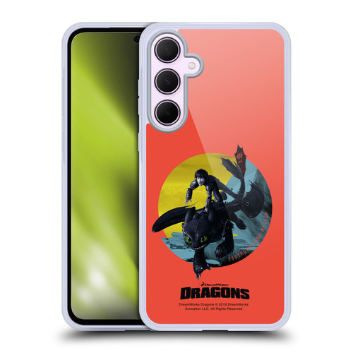 How To Train Your Dragon II Hiccup And Toothless Duo Soft Gel Case for Samsung Galaxy A35 5G