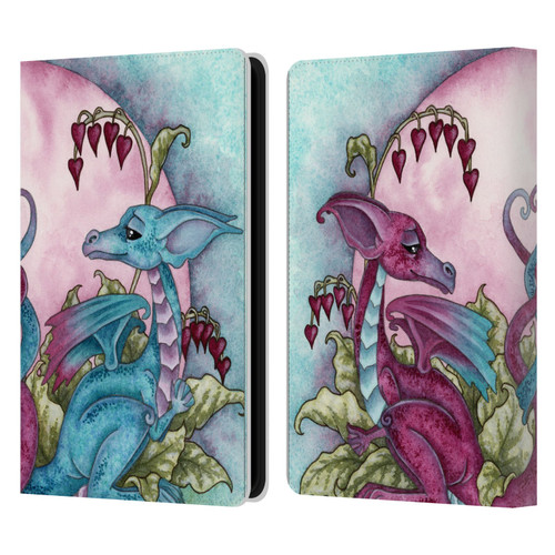 Amy Brown Folklore Love Dragons Leather Book Wallet Case Cover For Amazon Kindle Paperwhite 5 (2021)