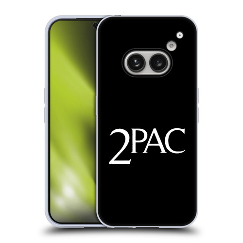 Tupac Shakur Logos Serif Soft Gel Case for Nothing Phone (2a)