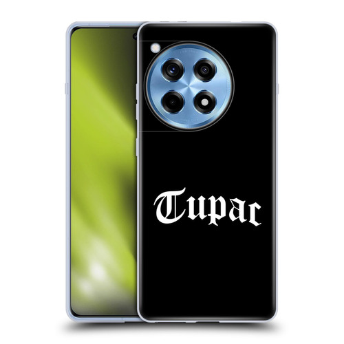 Tupac Shakur Logos Old English 2 Soft Gel Case for OnePlus 12R