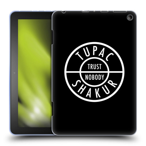 Tupac Shakur Logos Trust Nobody Soft Gel Case for Amazon Fire HD 8/Fire HD 8 Plus 2020