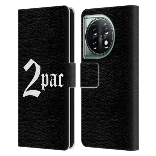 Tupac Shakur Logos Old English Leather Book Wallet Case Cover For OnePlus 11 5G