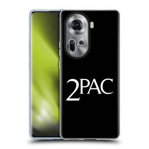Tupac Shakur Logos Serif Soft Gel Case for OPPO Reno11