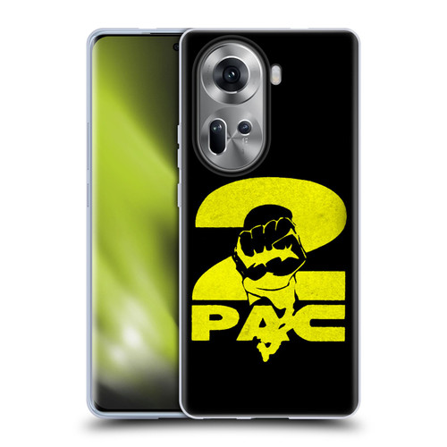 Tupac Shakur Logos Yellow Fist Soft Gel Case for OPPO Reno11