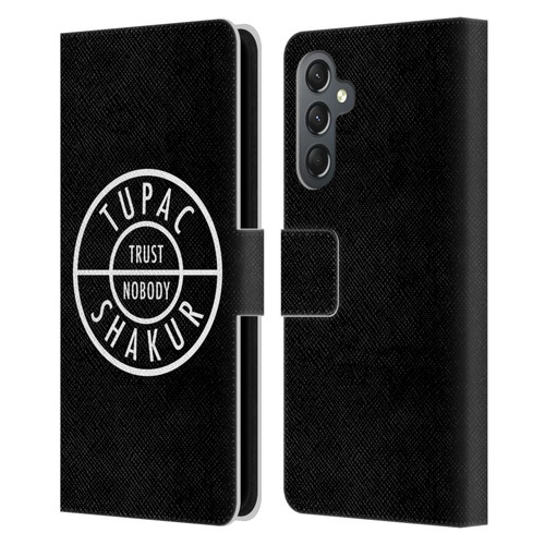 Tupac Shakur Logos Trust Nobody Leather Book Wallet Case Cover For Samsung Galaxy A25 5G