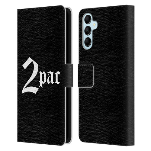 Tupac Shakur Logos Old English Leather Book Wallet Case Cover For Samsung Galaxy M14 5G