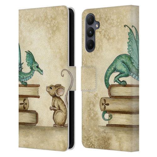 Amy Brown Folklore Curious Encounter Leather Book Wallet Case Cover For Samsung Galaxy A05s