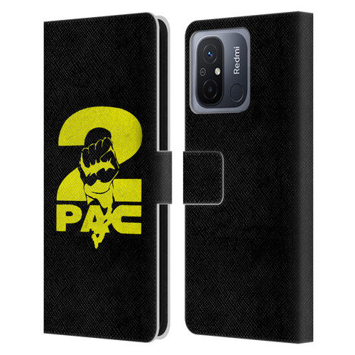 Tupac Shakur Logos Yellow Fist Leather Book Wallet Case Cover For Xiaomi Redmi 12C