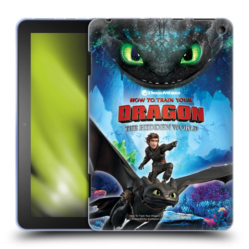 How To Train Your Dragon III The Hidden World Hiccup & Toothless Soft Gel Case for Amazon Fire HD 8/Fire HD 8 Plus 2020