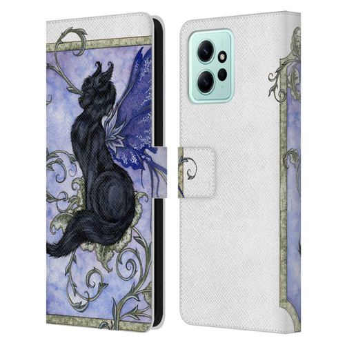 Amy Brown Folklore Fairy Cat Leather Book Wallet Case Cover For Xiaomi Redmi 12