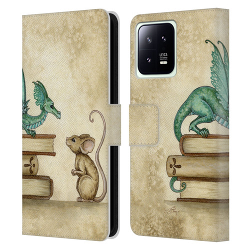 Amy Brown Folklore Curious Encounter Leather Book Wallet Case Cover For Xiaomi 13 5G