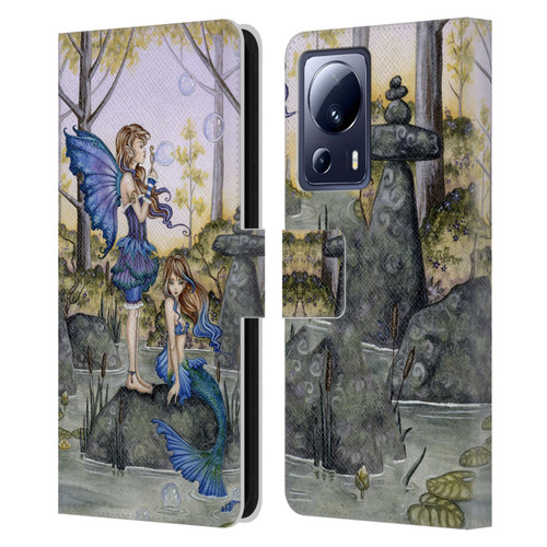 Amy Brown Folklore Cousins Leather Book Wallet Case Cover For Xiaomi 13 Lite 5G