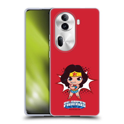 Super Friends DC Comics Toddlers 1 Wonder Woman Soft Gel Case for OPPO Reno11 Pro