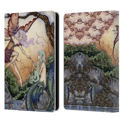 Amy Brown Pixies The Introduction Leather Book Wallet Case Cover For Amazon Kindle Paperwhite 5 (2021)