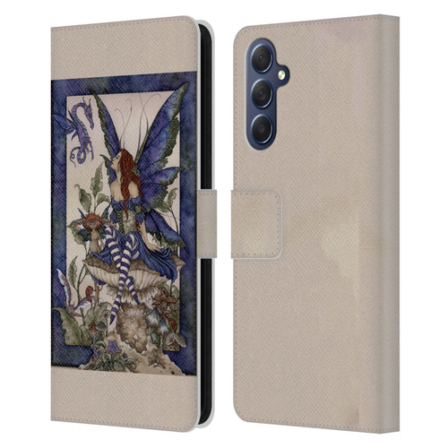 Amy Brown Pixies Bottom Of The Garden Leather Book Wallet Case Cover For Samsung Galaxy M54 5G