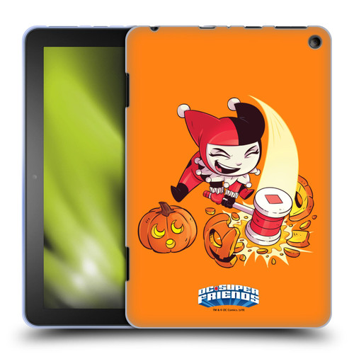 Super Friends DC Comics Toddlers Holidays Harley Quinn Halloween Soft Gel Case for Amazon Fire HD 8/Fire HD 8 Plus 2020