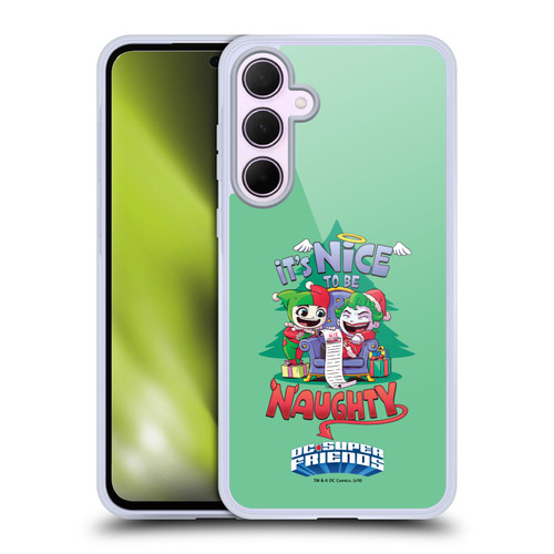Super Friends DC Comics Toddlers Holidays Harley Joker Naughty Soft Gel Case for Samsung Galaxy A35 5G