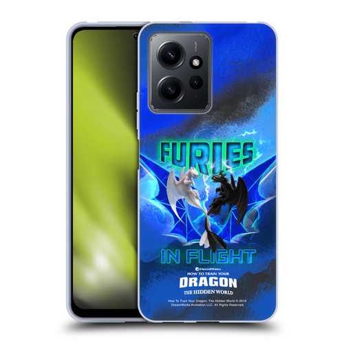 How To Train Your Dragon III Night And Light Toothless & Light Fury Flight Soft Gel Case for Xiaomi Redmi Note 12 4G