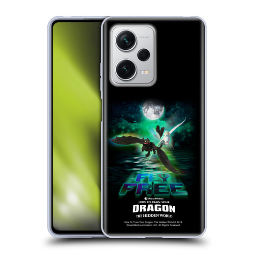 How To Train Your Dragon III Night And Light Toothless & Light Fury Fly Soft Gel Case for Xiaomi Redmi Note 12 Pro+ 5G