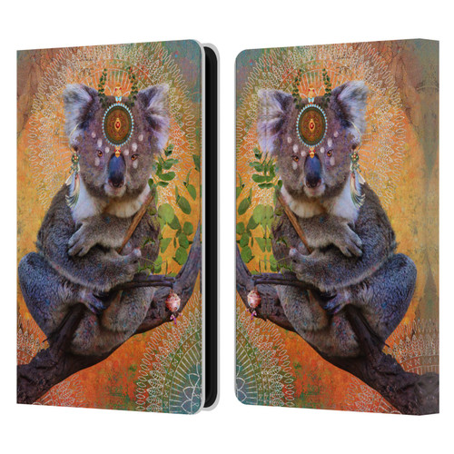 Jena DellaGrottaglia Animals Koala Leather Book Wallet Case Cover For Amazon Kindle Paperwhite 5 (2021)