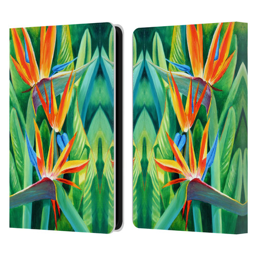 Graeme Stevenson Assorted Designs Birds Of Paradise Leather Book Wallet Case Cover For Amazon Kindle Paperwhite 5 (2021)