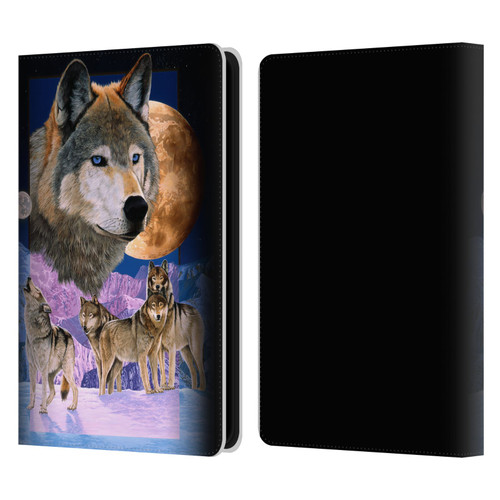 Graeme Stevenson Assorted Designs Wolves Leather Book Wallet Case Cover For Amazon Kindle Paperwhite 5 (2021)