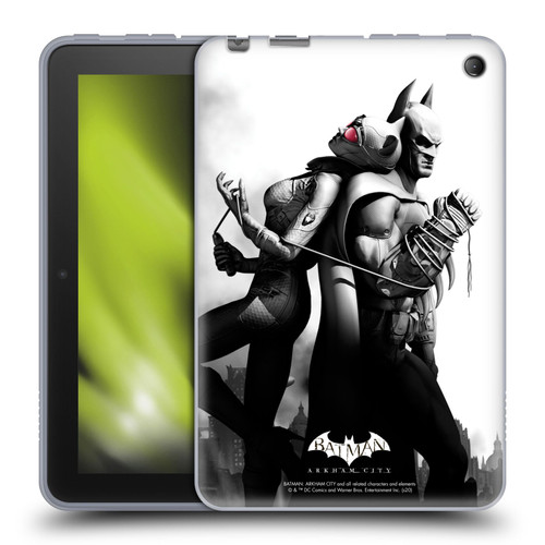 Batman Arkham City Key Art Catwoman Soft Gel Case for Amazon Fire 7 2022