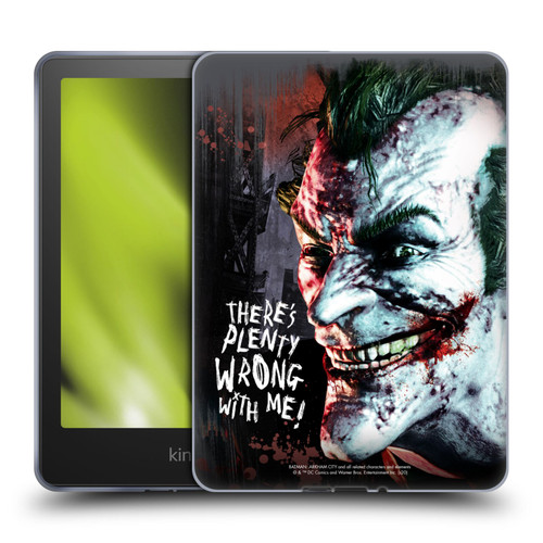 Batman Arkham City Graphics Joker Wrong With Me Soft Gel Case for Amazon Kindle Paperwhite 5 (2021)